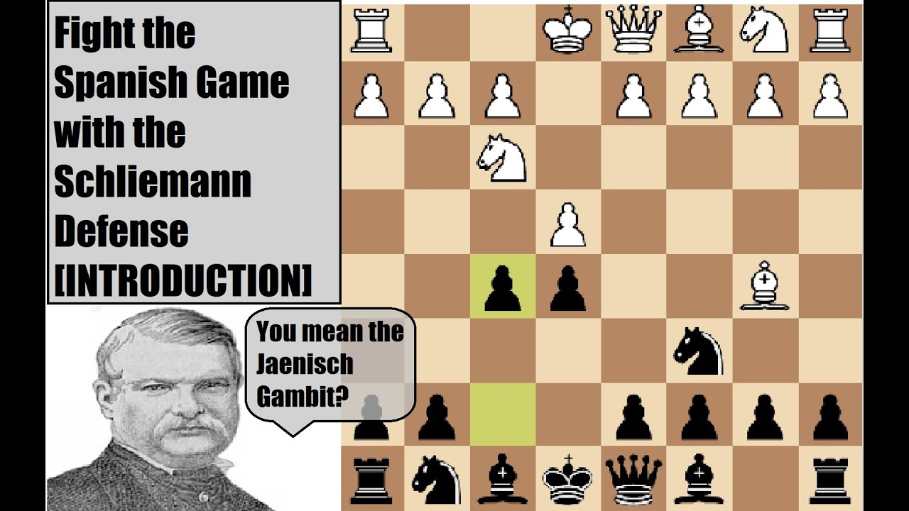 [INTRO] Learn the Schliemann Defense: Fight the Ruy Lopez as black!