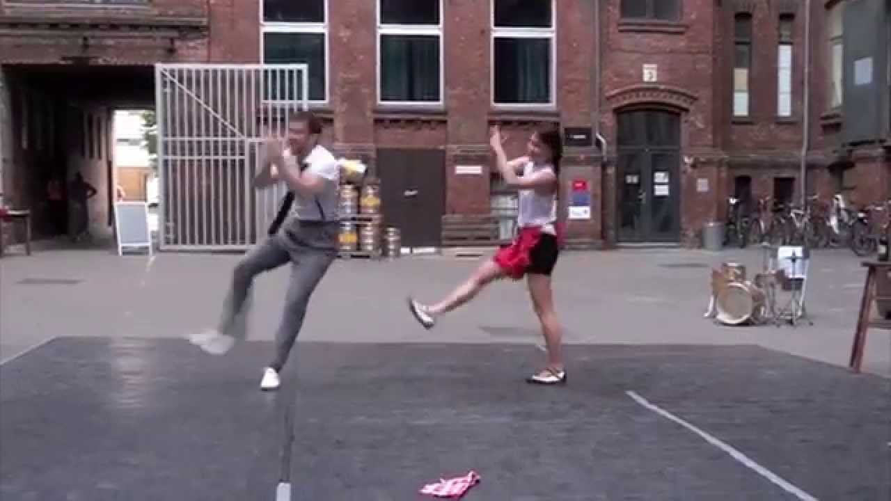 Daniel & Claire Swing up the Backyard Electro Swing Show