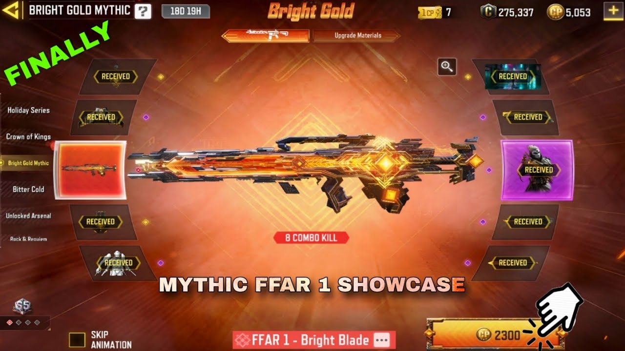 Finally Got The Mythic FFAR 1 - Bright Blade CODM | Mythic FFAR 1 - Showcase COD MOBILE