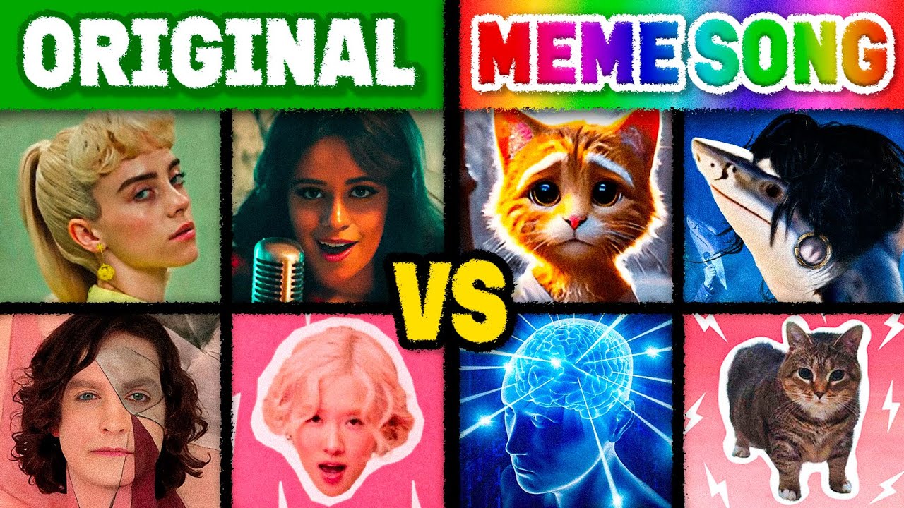 ORIGINAL SONG vs MEME SONG