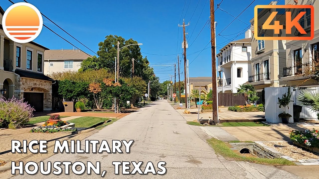 Rice Military Neighborhood in Houston, Texas! Drive with me!