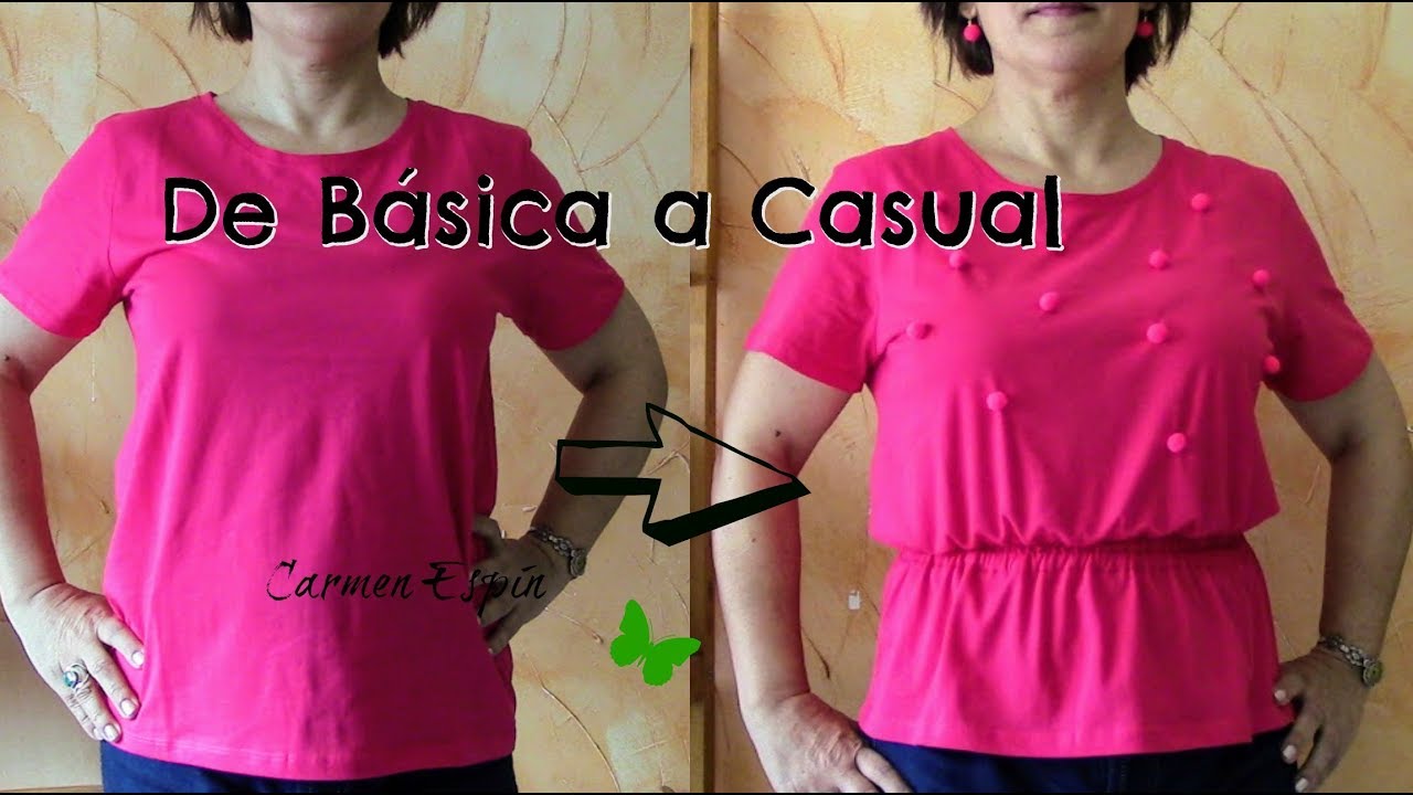 De camiseta básica a camiseta casual:diy