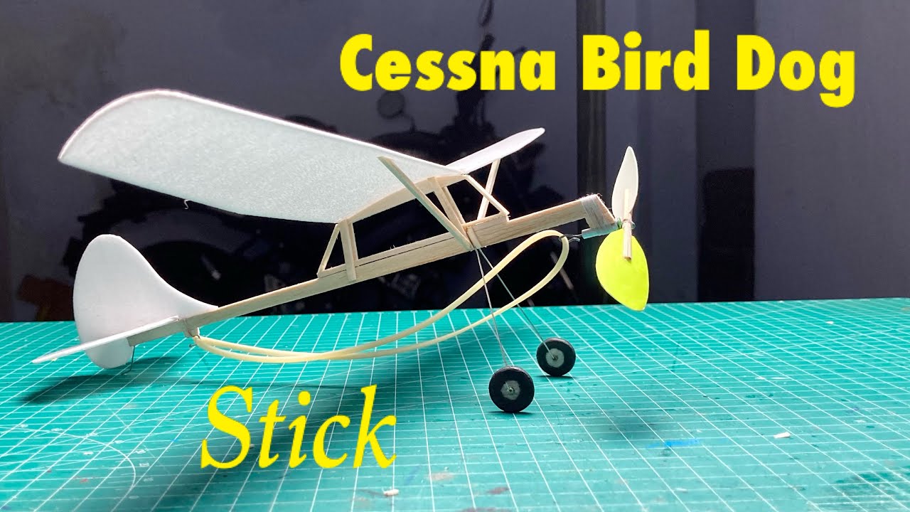 Model Stick Foam Cessna Bird Dog Tutorial Build
