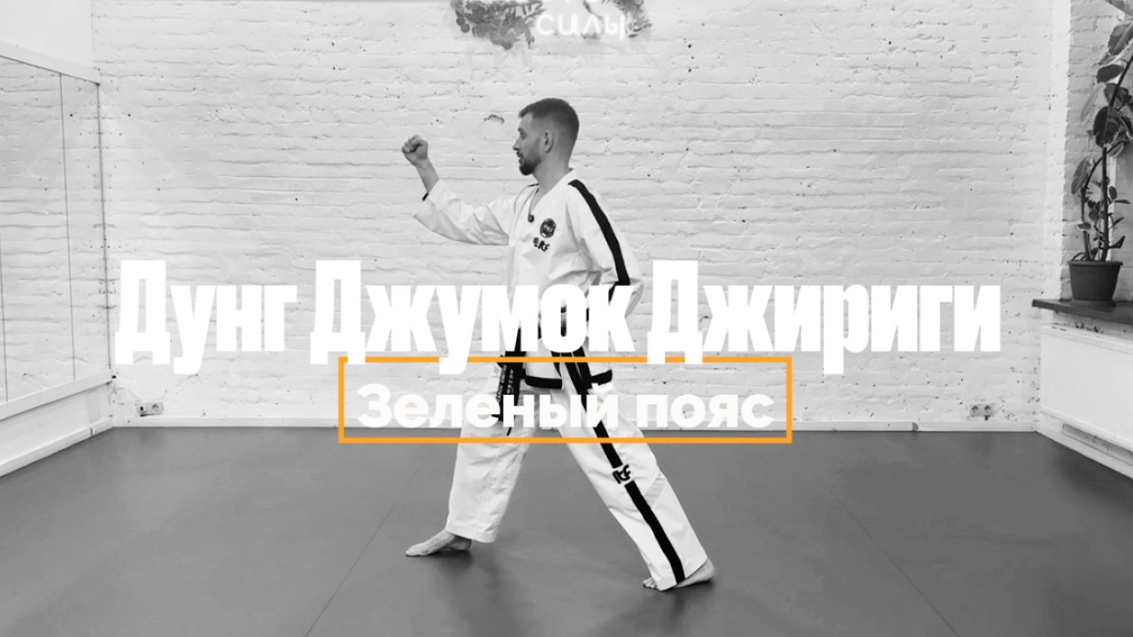 Дунг Джумок Джириги | Разбор техники и отработка элементов тхэквондо