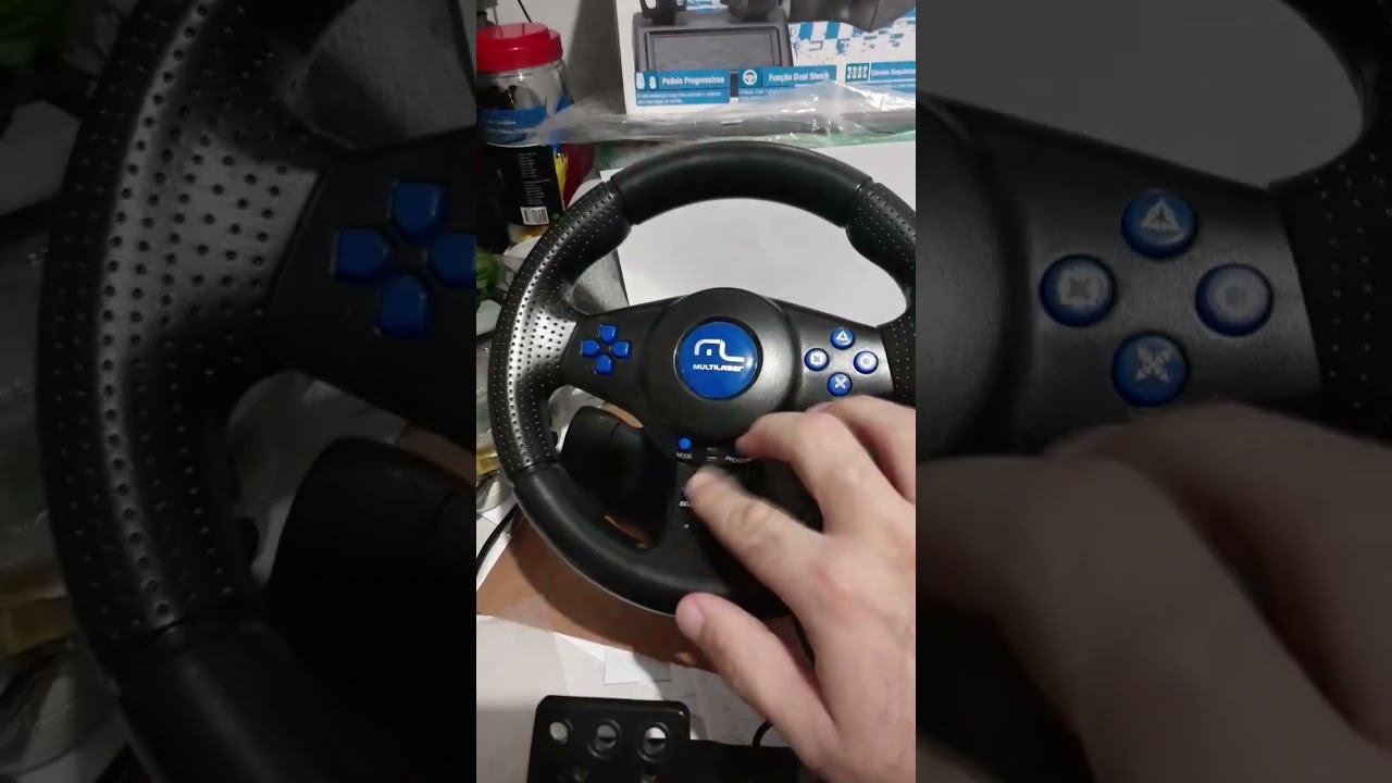 Volante da Multilaser Racer 3 em 1. #volantegamer #gamer #corrida  #gaming