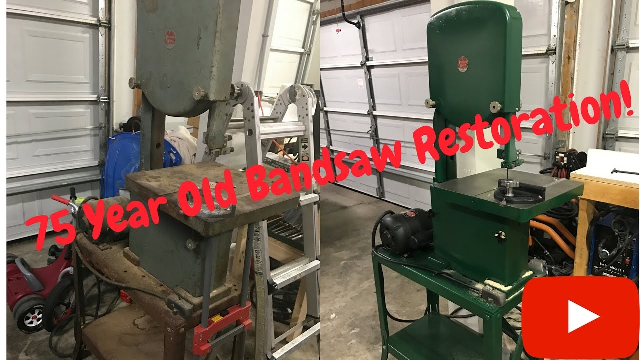 Bandsaw Restoration : 75 Years Old