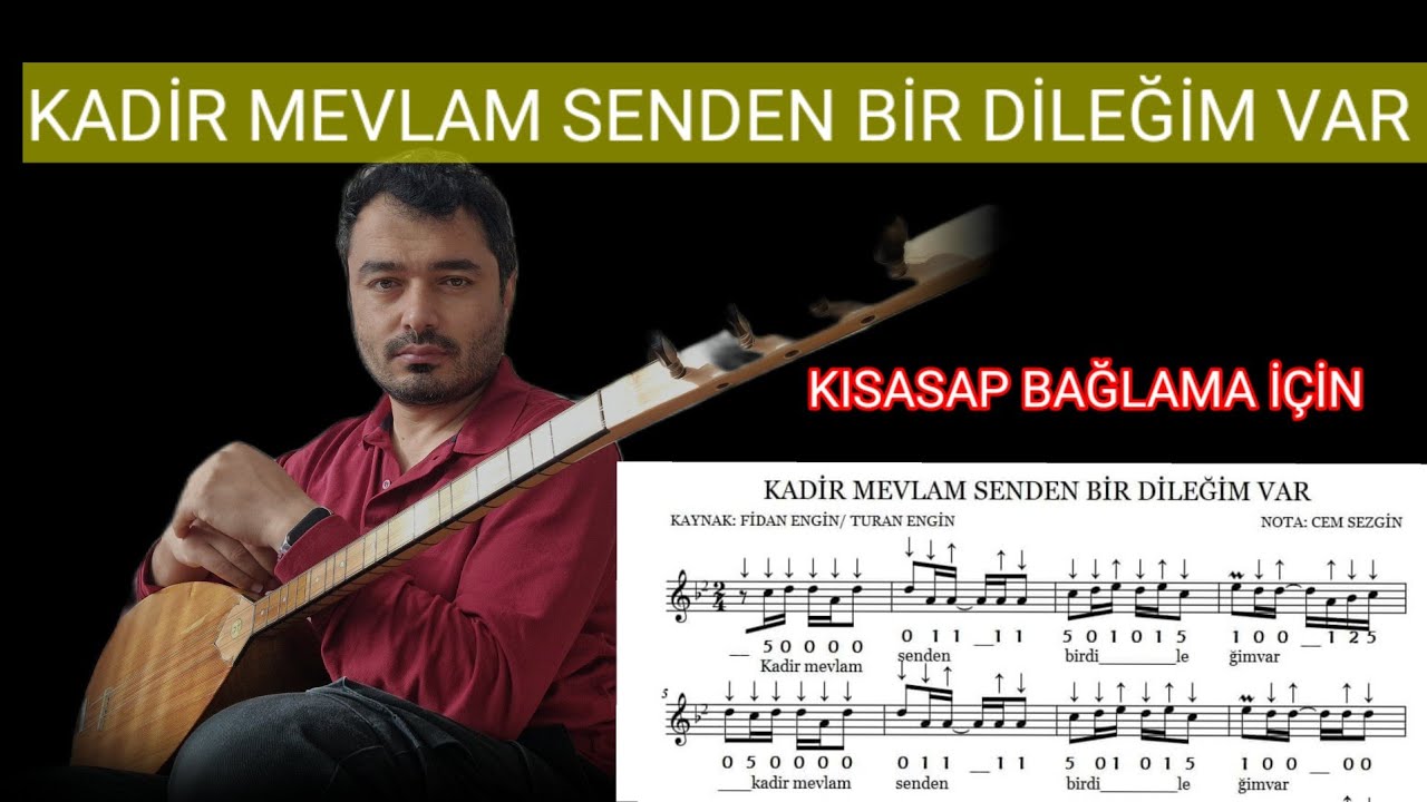 KADİR MEVLAM SENDEN BİR DİLEĞİM VAR #solfej DETAYLI ANLATIMI