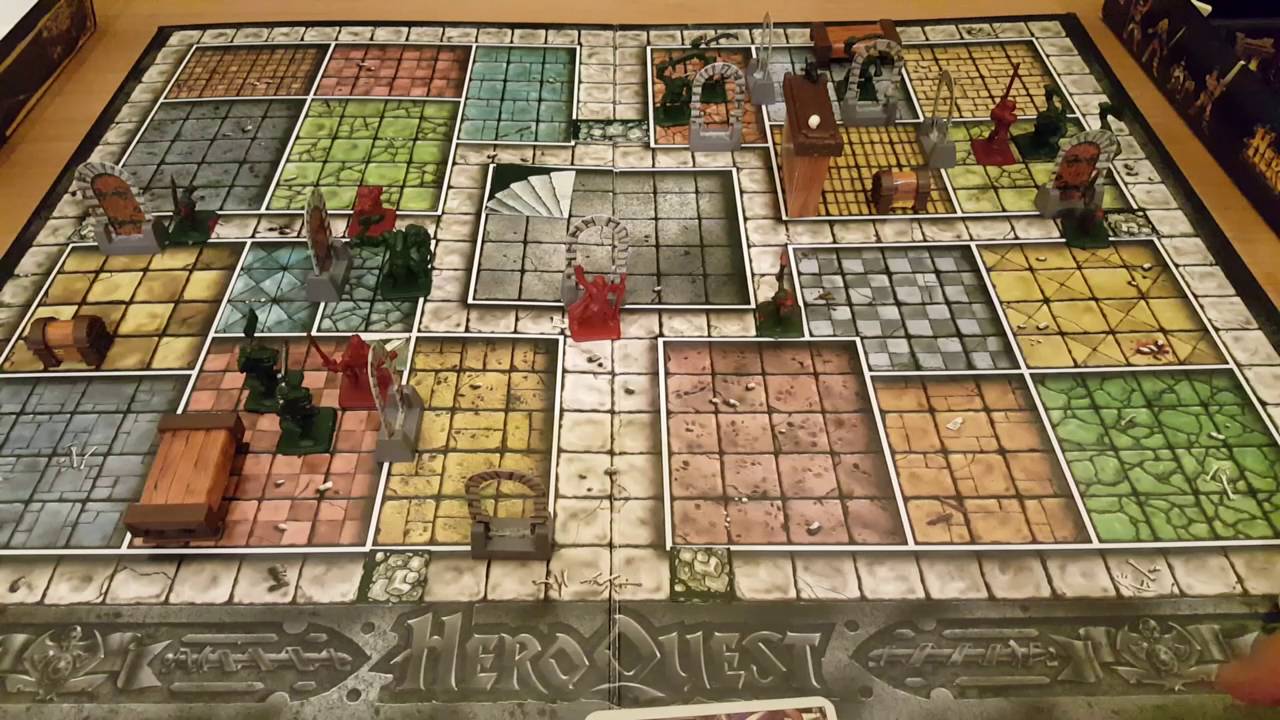Let's play Hero Quest: Rules and review by Hit and Sunk Games