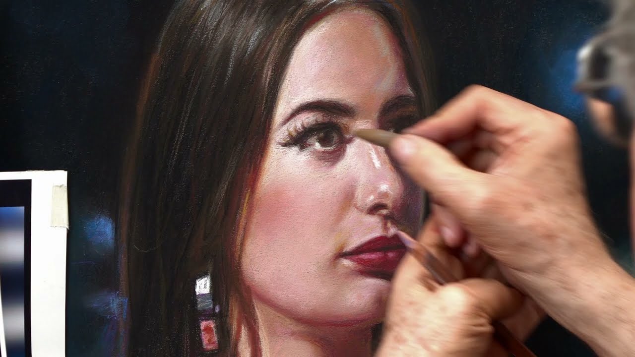 Portrait pastel miss