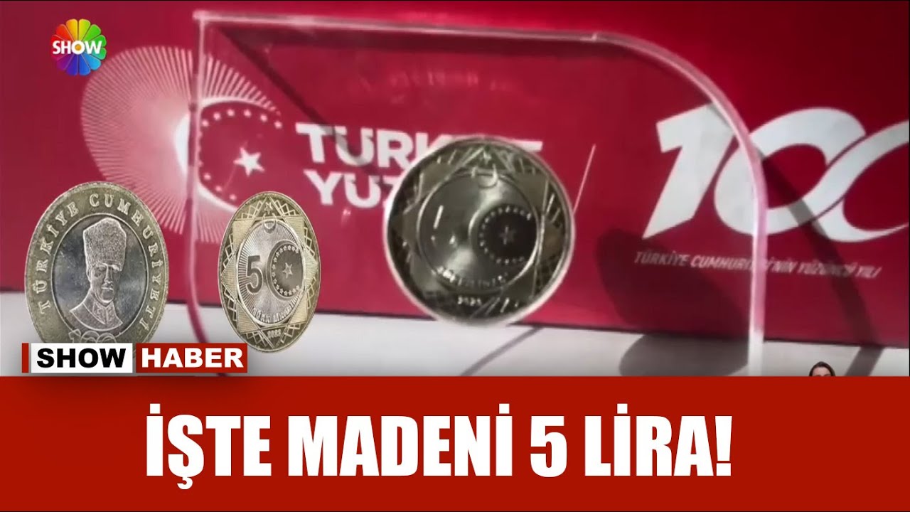 Yeni 5 lira resmen tedav&uuml;le girdi!