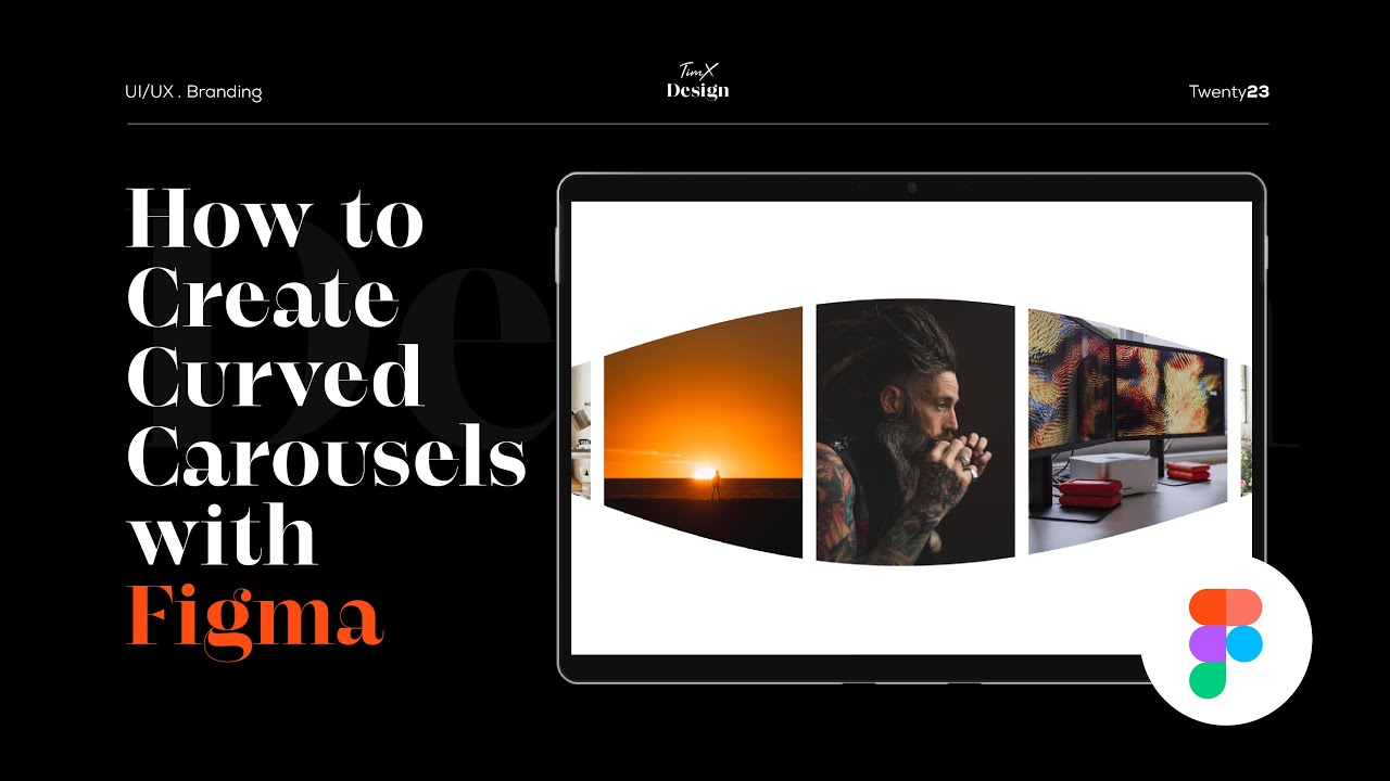 How to create curved carousels with Figma