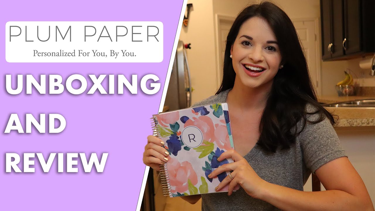 Plum Paper Planner 2021: Unboxing And Reviewing My Custom Monthly Planner