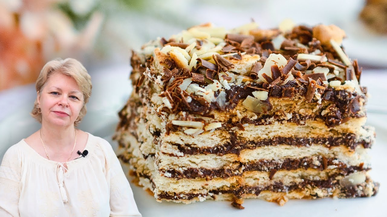 Fără ouă, fără cuptor, dar cu gust de neuitat! Tort de biscuiți, rețeta veche cu budincă de cacao 💯