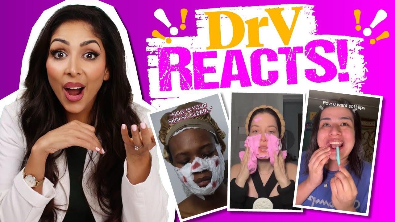 DANGEROUS Viral skincare hacks! Don't do this...Dr Vanita Rattan Reacts #skincare