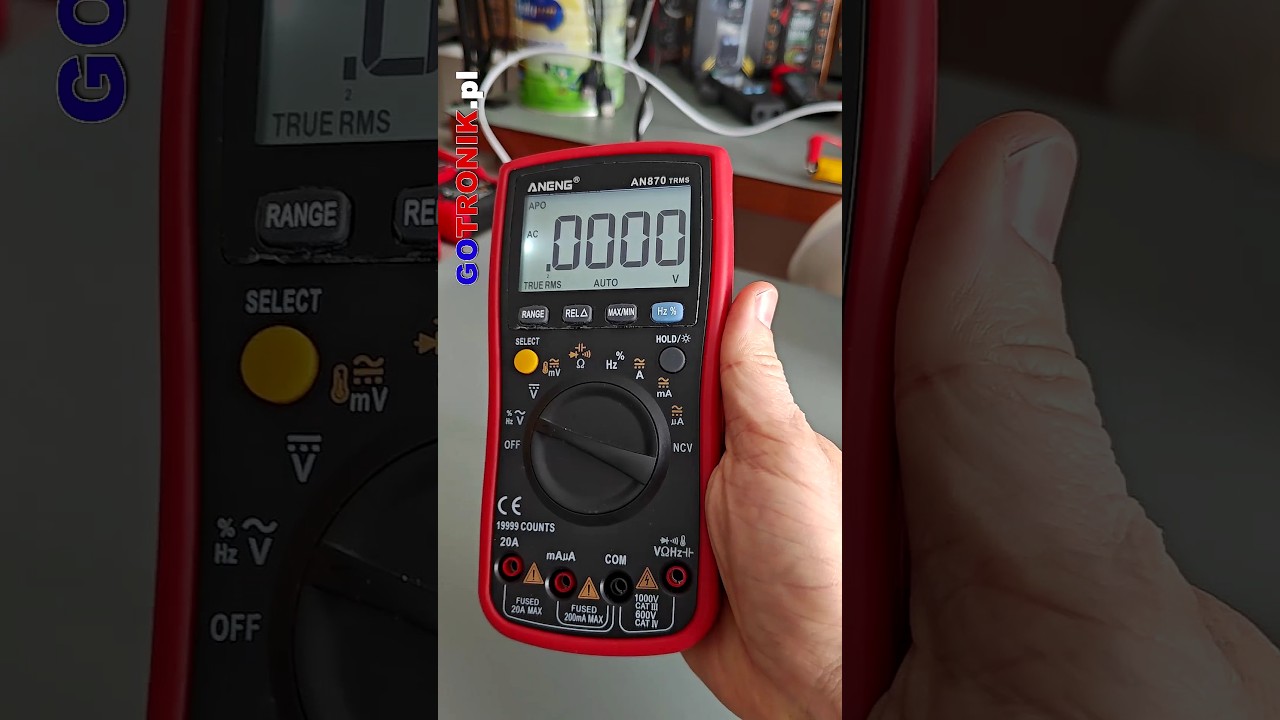 ♛ Aneng AN870 Kr&oacute;l multimetr&oacute;w i jego świta AN 683 i AN9002 miernik cyfrowy True RMS Bluetooth