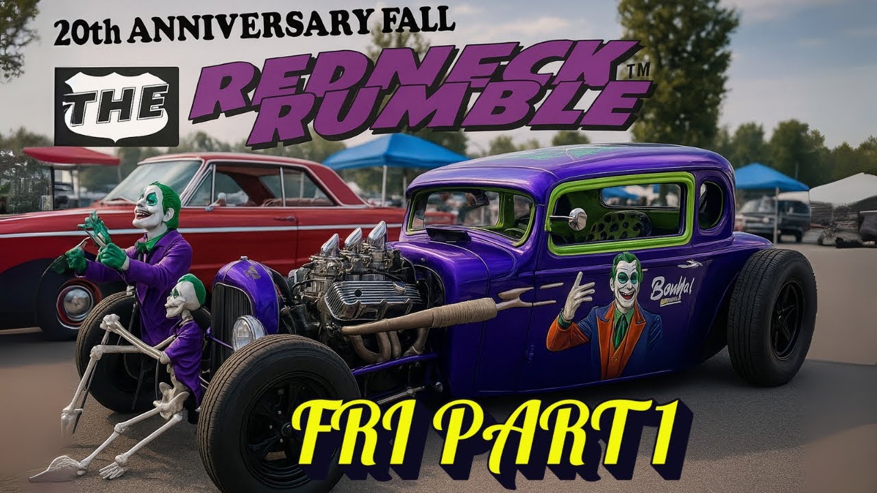 Redneck Rumble 2025 | Wildest Rat Rods & Classics You NEED to See! FRI Part 1
