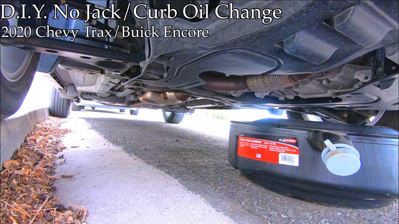 DIY Oil Change | No Jack / No Jack Stand | Chevrolet Trax | Buick Encore