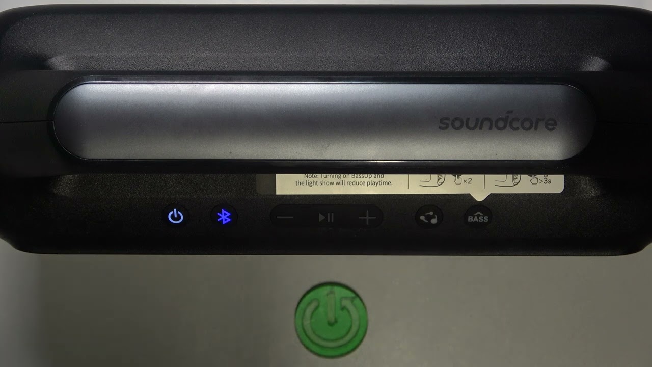 How to Turn On BassUp on Your Soundcore Boom 2 Speaker
