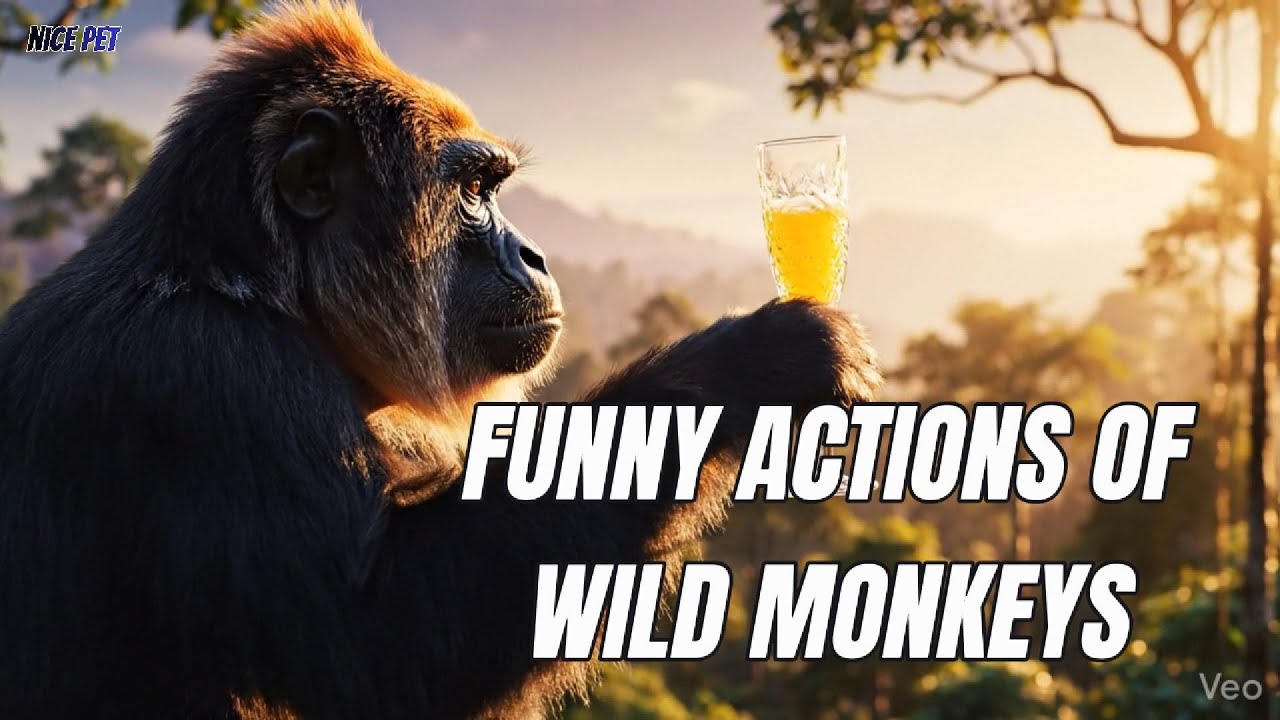 Funny Actions of Wild Monkeys🐒[Nice Pet]