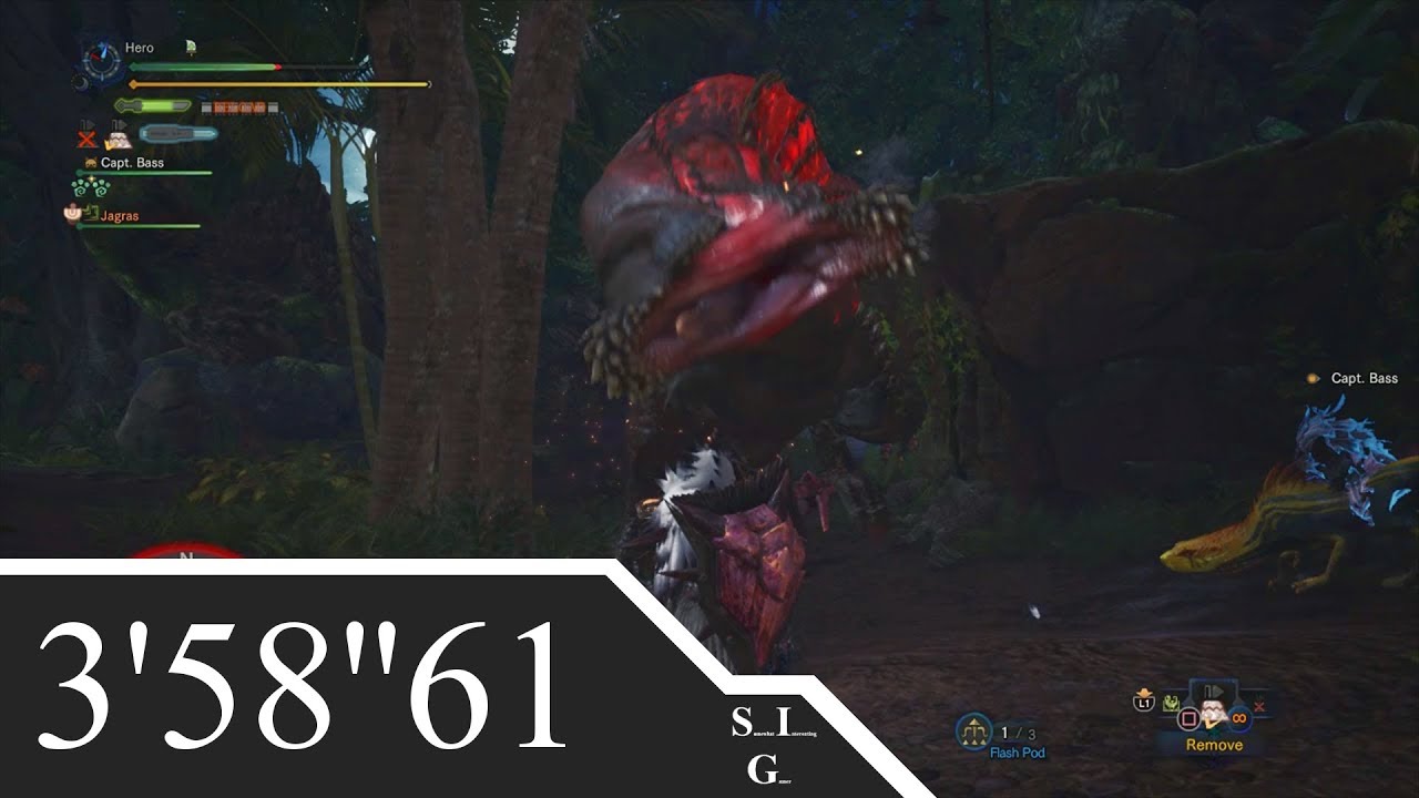 MHW: Gunlance vs Deviljho (3'58'61)