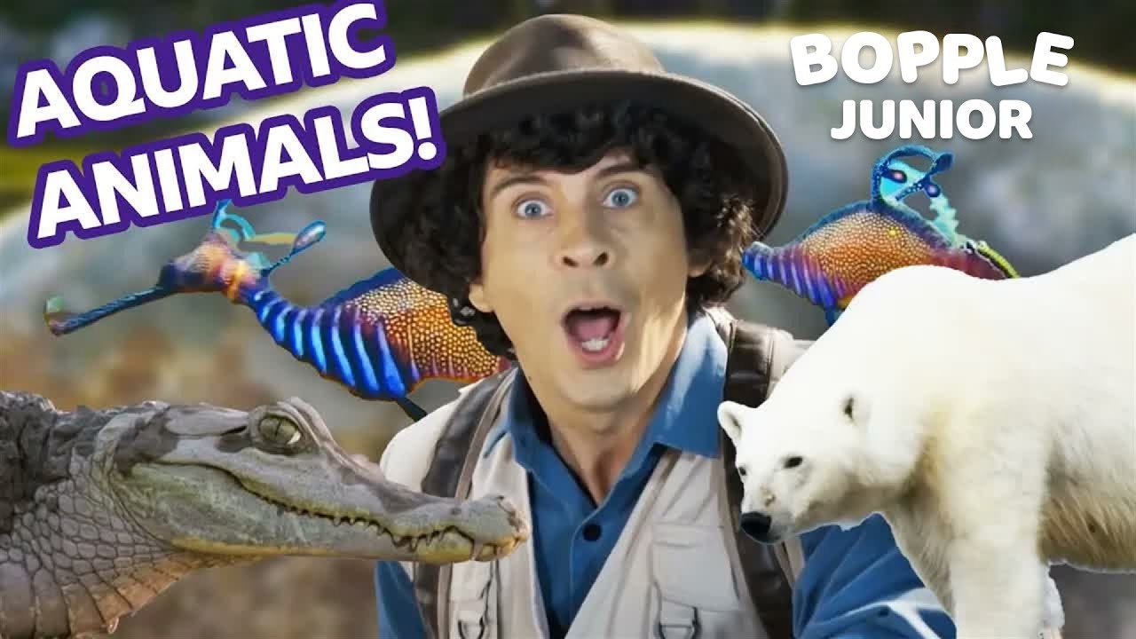 Animals that live on the water! | Andy's Adventures| BBC Kids