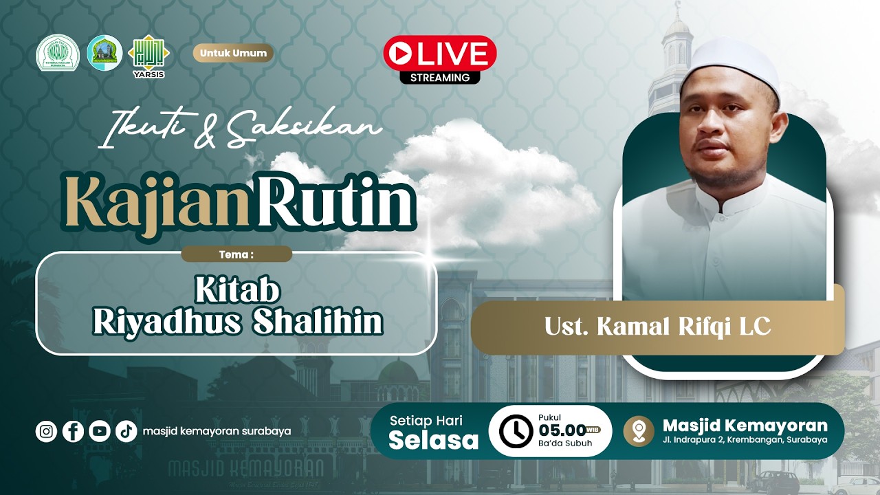 🔴 LARANGAN MENYERUPAI PERBUATAN ORANG KAFIR_KITAB RIYADHUS SHALIHIN