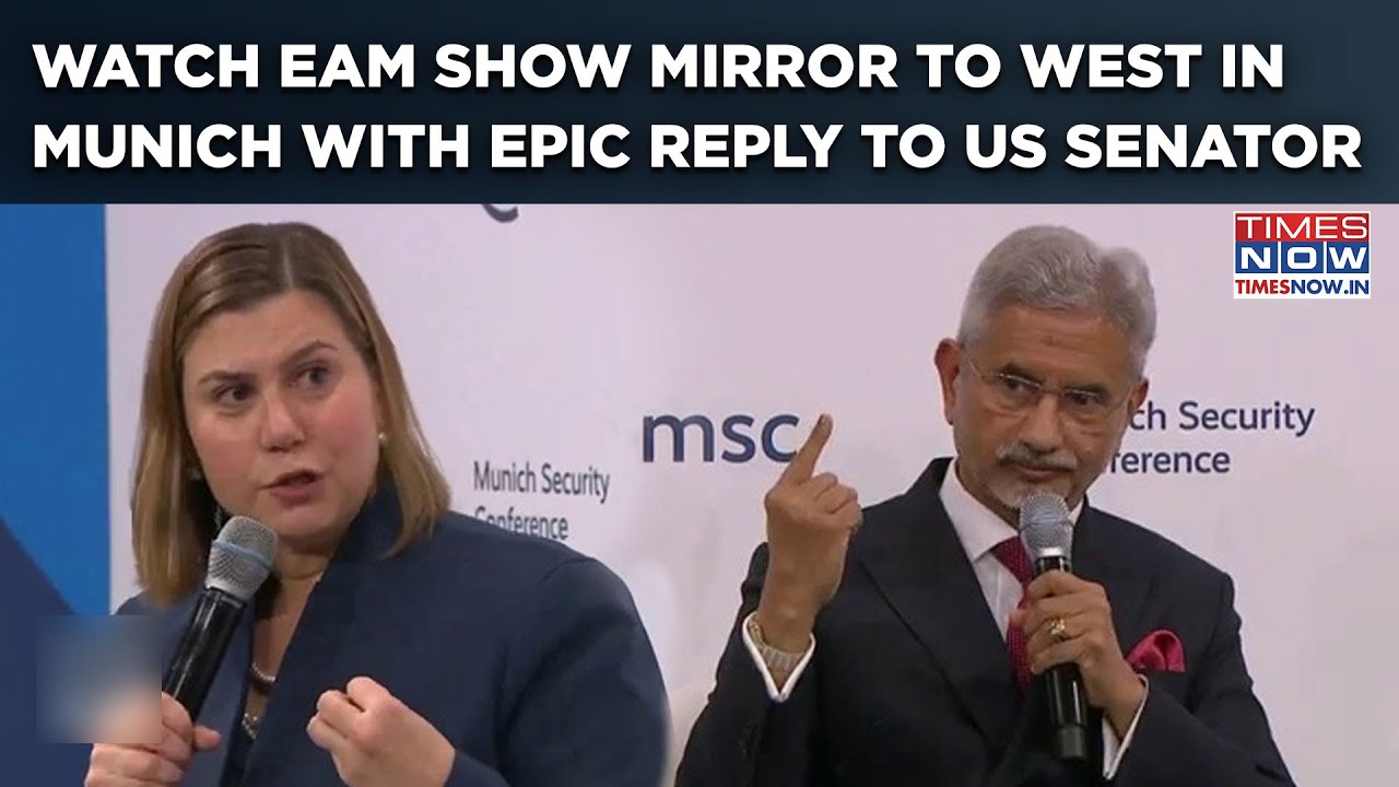 Watch Jaishankar Show Mirror To West With Epic Reply To US Senator's 'Democracy' Question In Munich