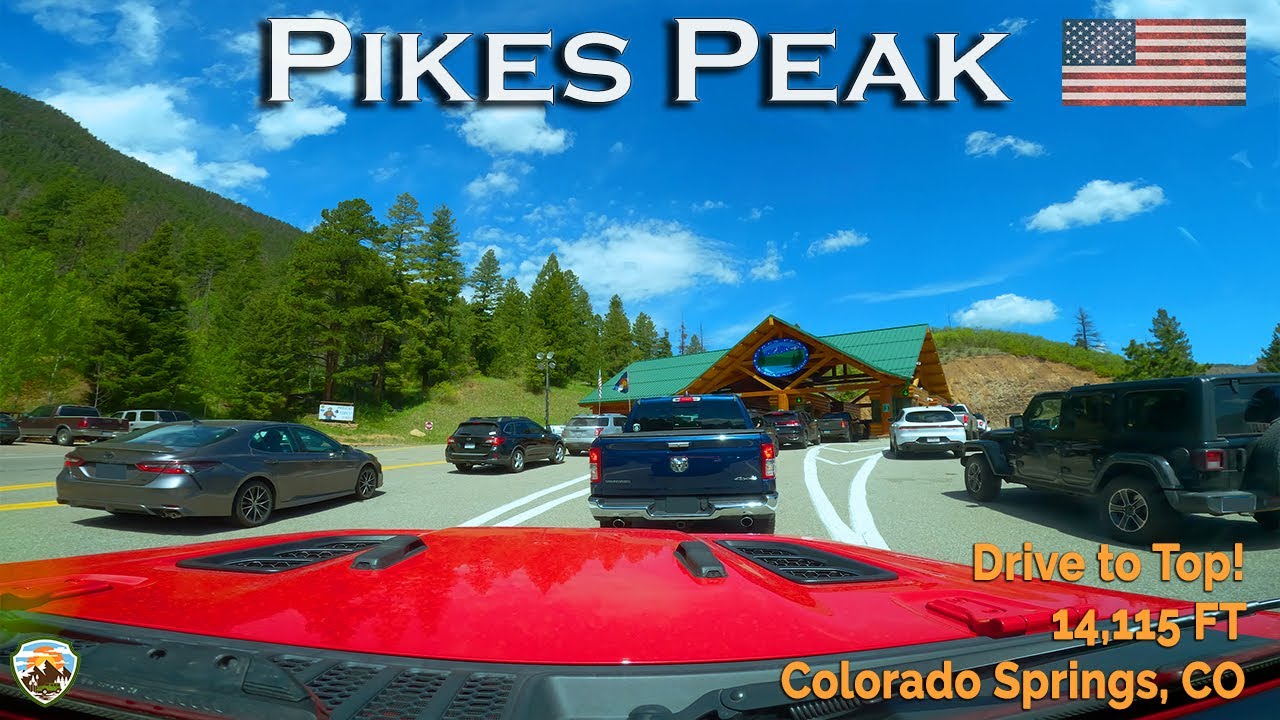 Driving Up Pikes Peak In Colorado - 14,115ft | Famous Donuts | Hail Storm | Emergency Evacuation