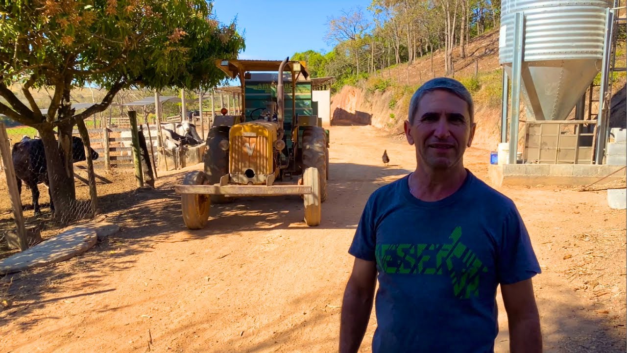 SEU GERALDO MOSTRA SEU BELO SÍTIO E SEUS ANIMAIS