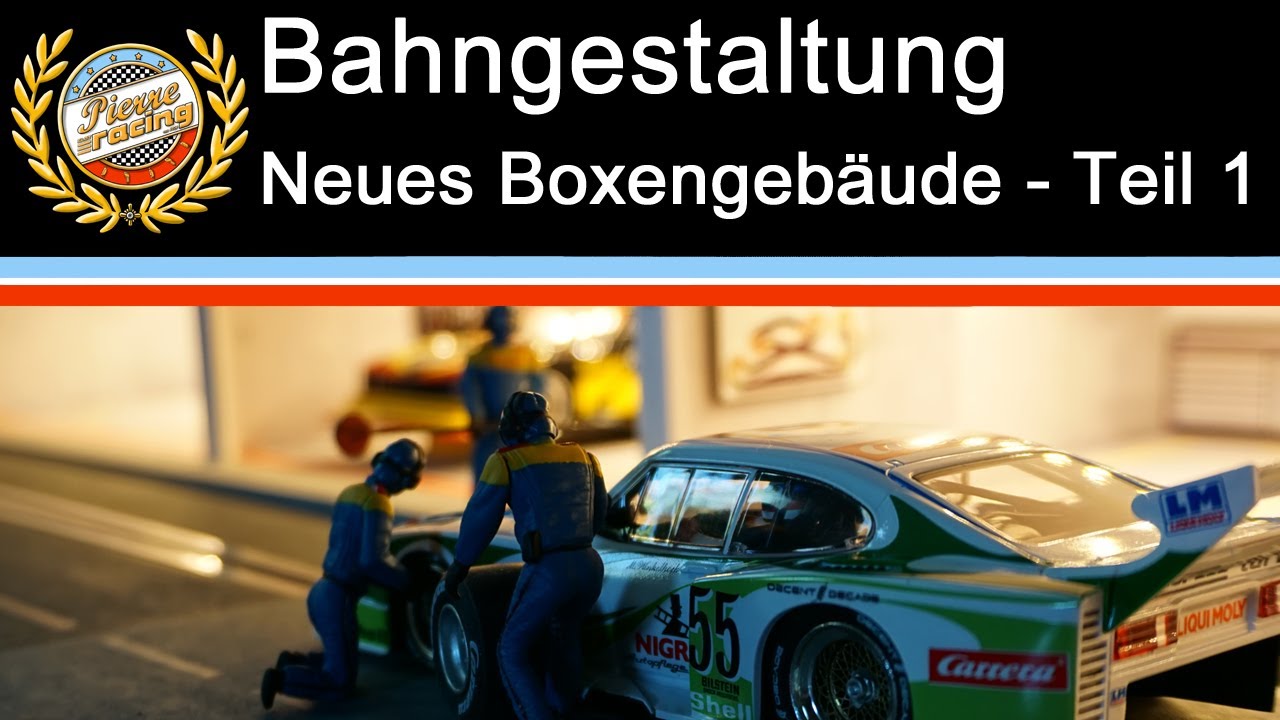 Bahngestaltung / Bahndeko - Neues Boxengebäude Teil 1