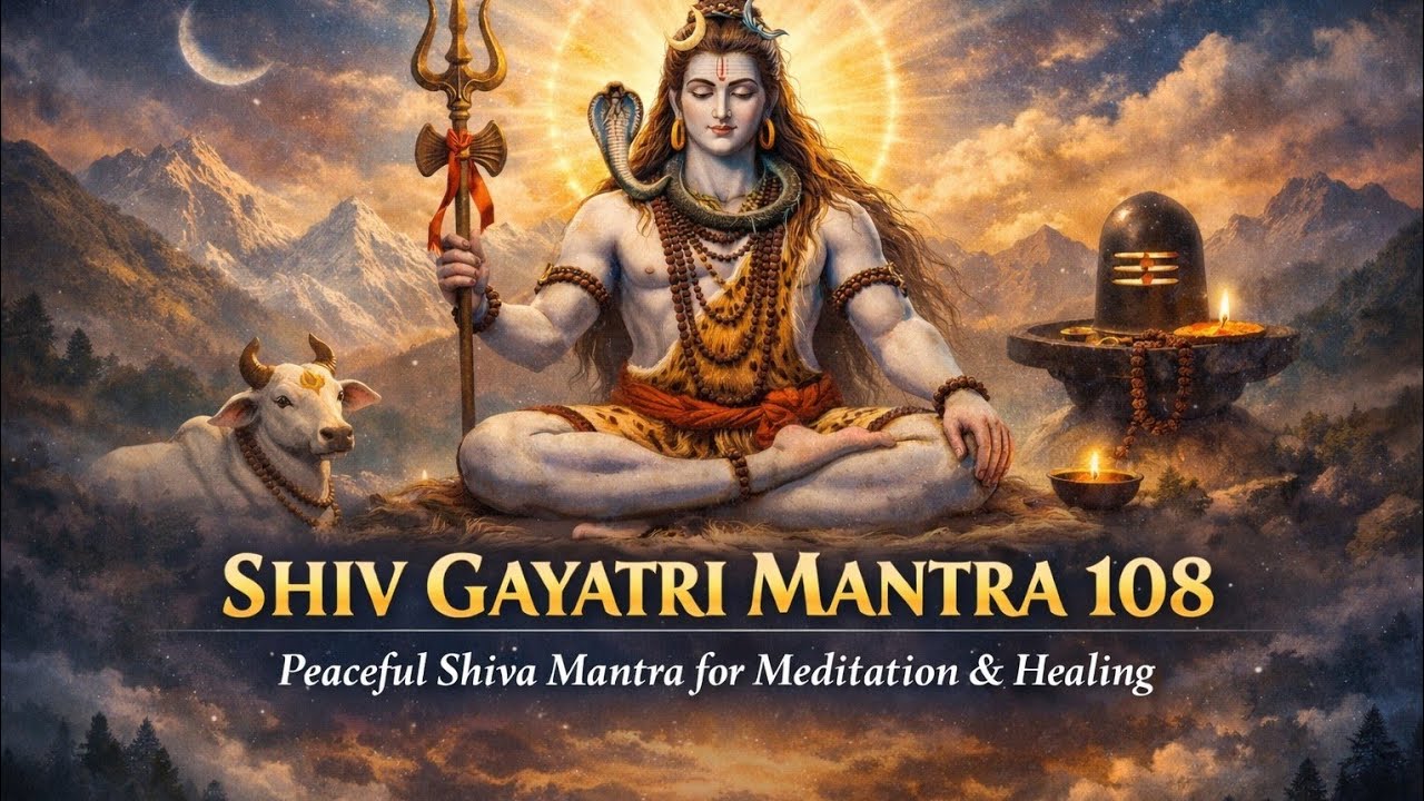 Shiv Gayatri Mantra 108 | Peaceful Shiva Mantra for Meditation & Healing