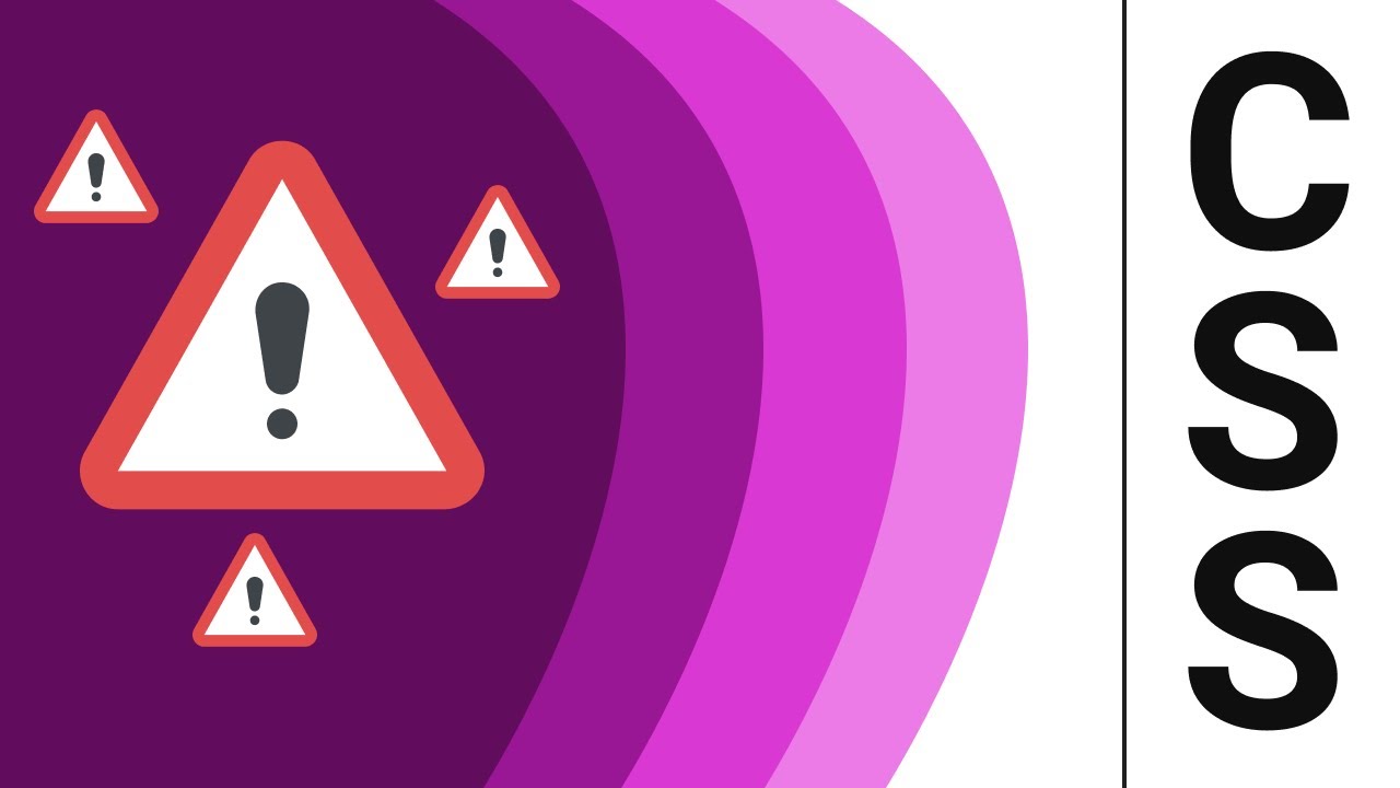 7 erreurs courantes en CSS ❌
