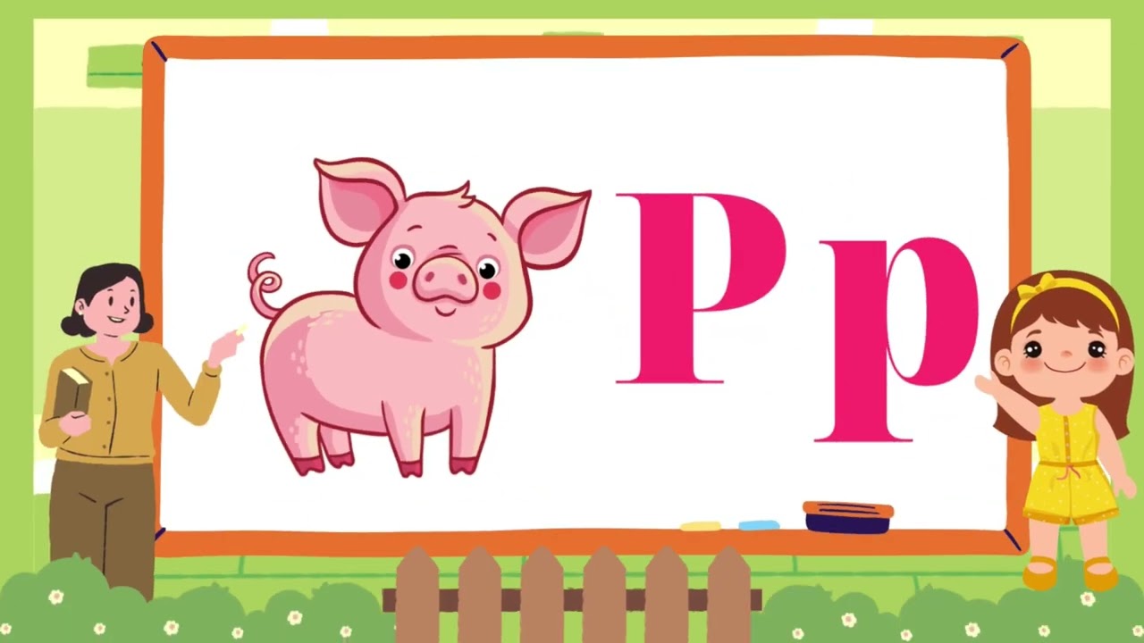 Alphabet song for kids @Rainbow-kidtv