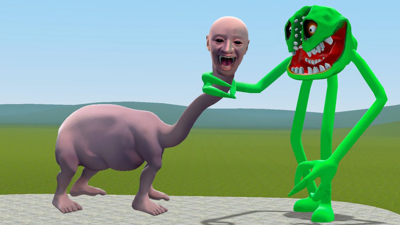 HUNGRY SNAKE 3 VS “WE SWAM TOO FAR” IN THE OCEAN – GARRY’S MOD! WHO SURVIVES?!