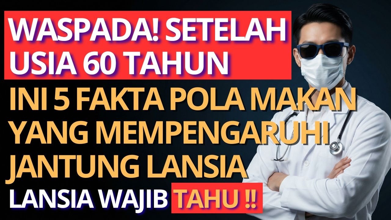 Waspada Setelah Usia 60! Ini Fakta 5 Pola Makan yang Mempengaruhi Kesehatan Jantung Lansia