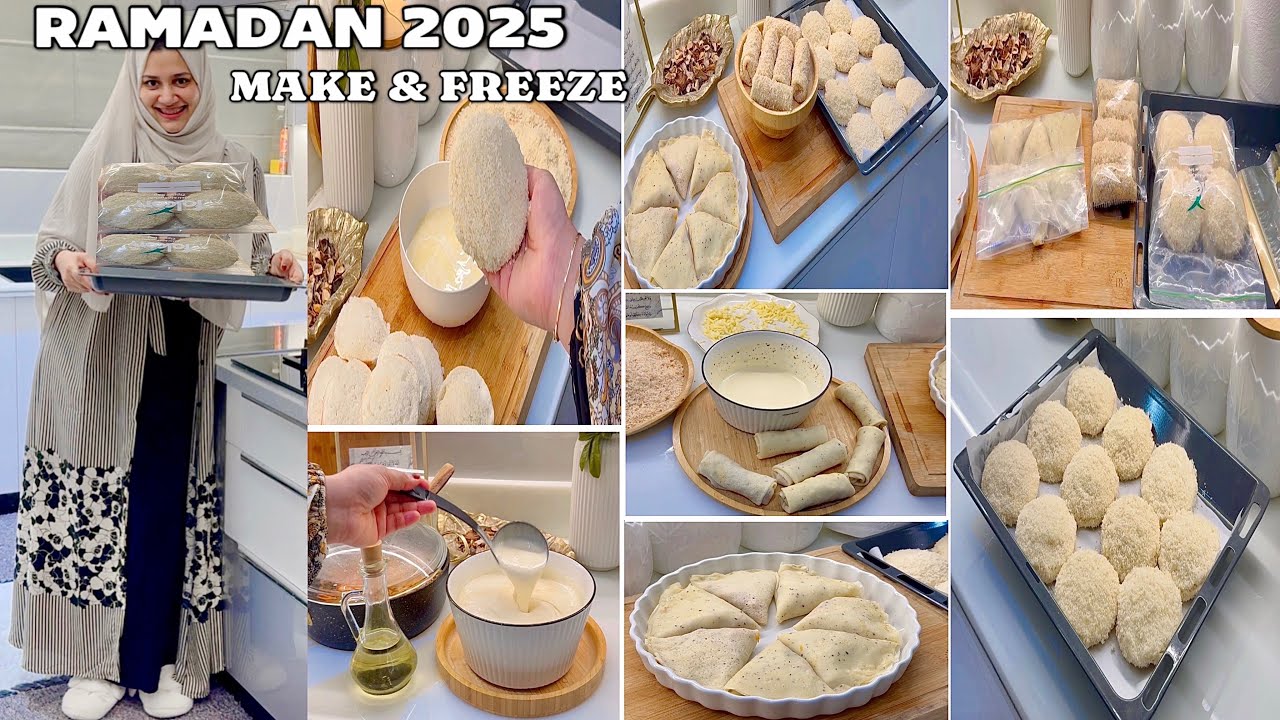 Ramadan Special recipes|Ramadan prep2025| Iftar Snacks Recipe|Make&Freeze Ramadan snakes|New Recipes