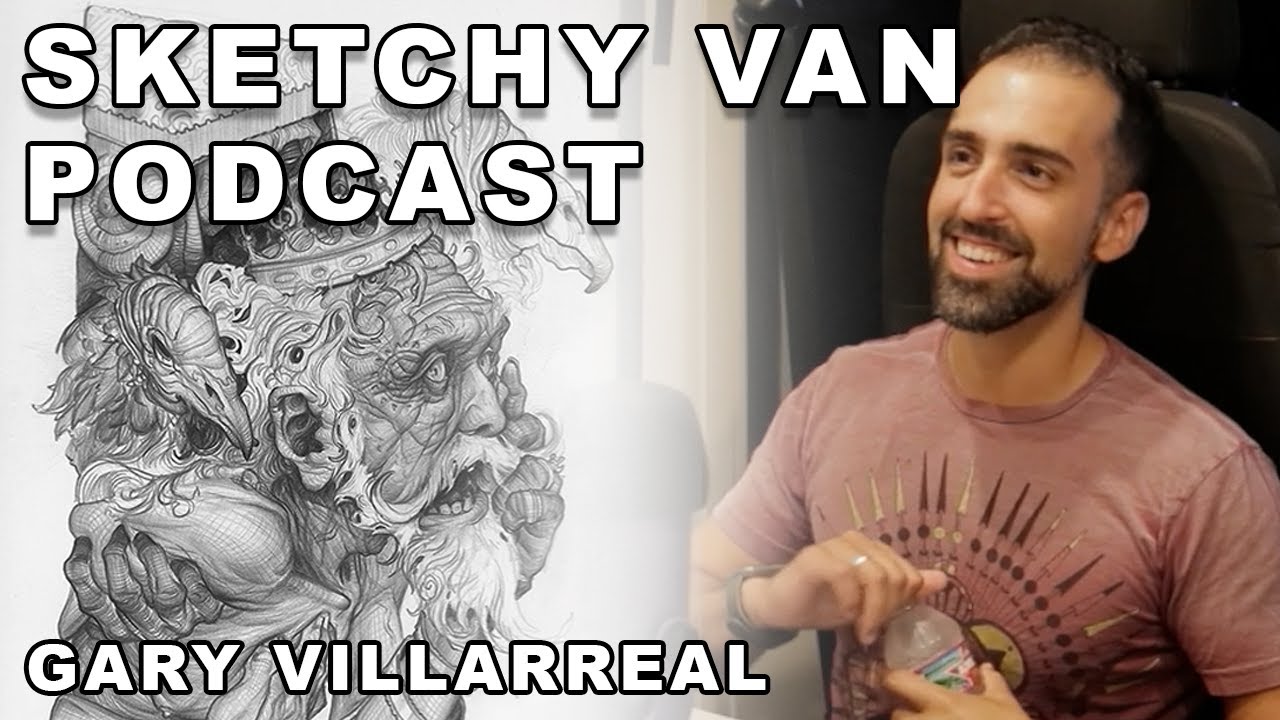 How To Find Your Voice as an Artist - Sketchy Van Podcast #61 Gary Villarreal (villarrte)