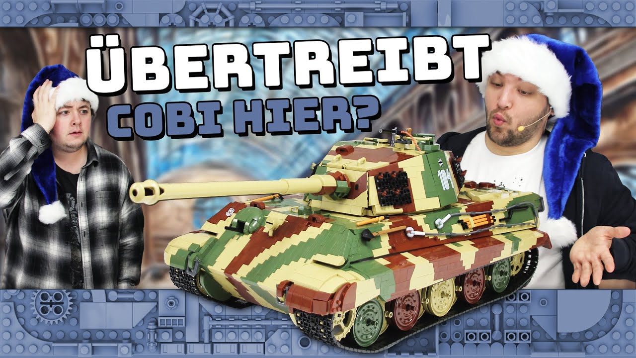 Der GRÖSSTE Noppenstein Panzer EVER!? | Cobi 1:12 Königstiger (2808)