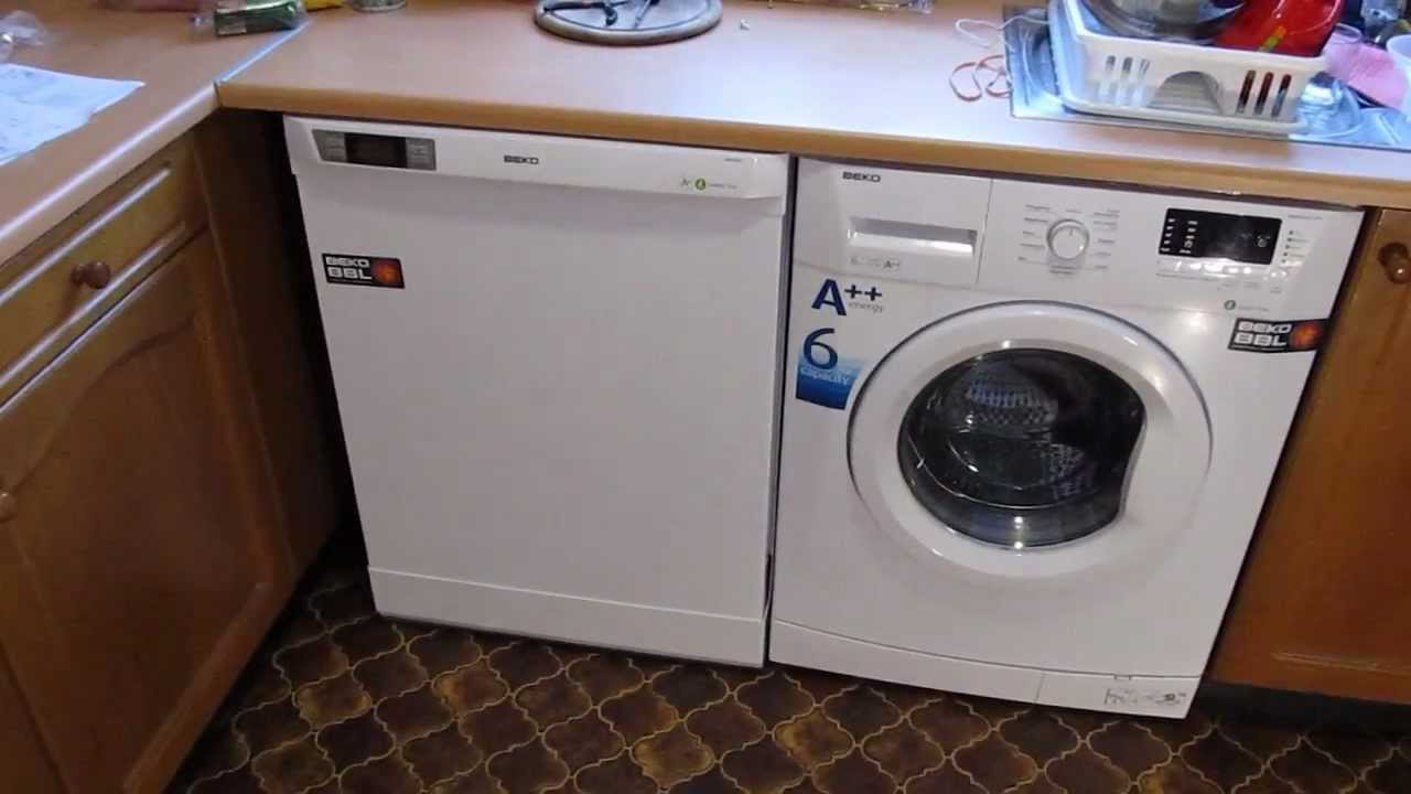 Beko Dishwasher / Geschirrspüler unpacking and first run