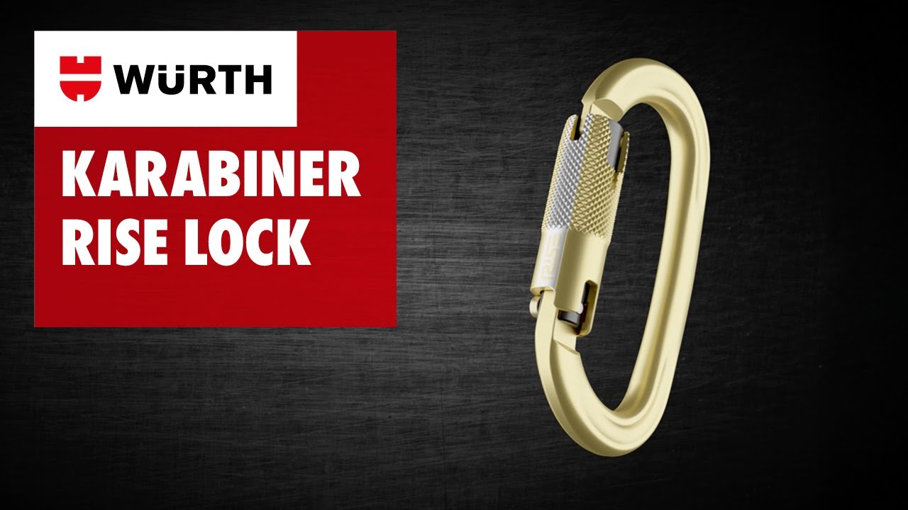 RISE Lock: Der sicherste Twist-Lock Karabiner? | WÜRTH