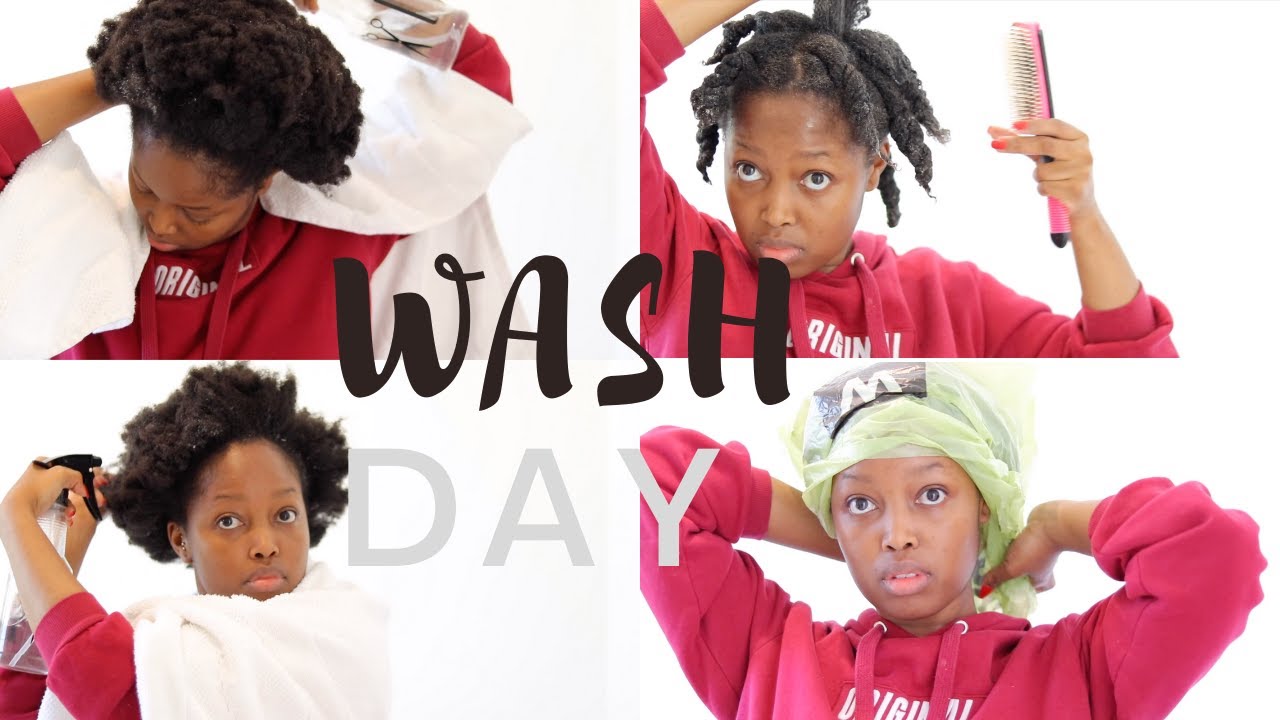 UPDATED WASH DAY ROUTINE ON SHORT 4C NATURAL HAIR | TSHEGO MAKOE