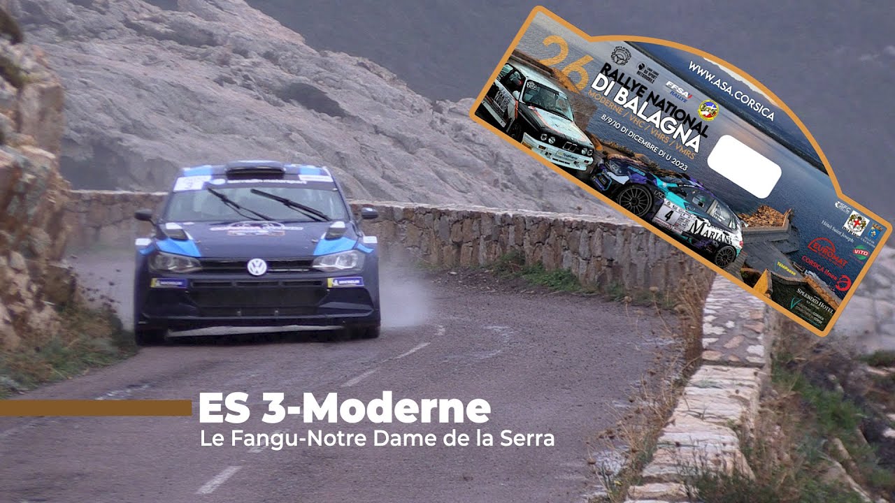 Rallye de Balagne 2023-ES3- Moderne-Le Fangu-Notre Dame de la Serra. #Show #mistakes #rally