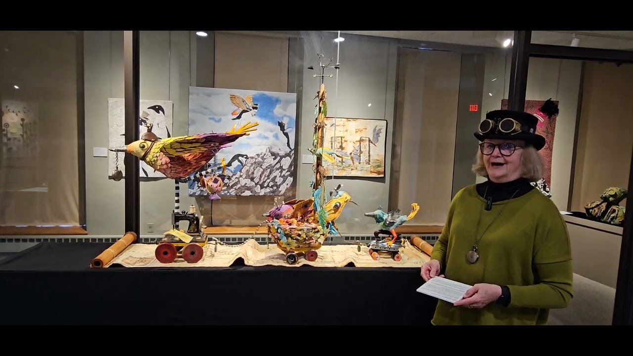 SAQA's StitchPunk at the New England Quilt Museum