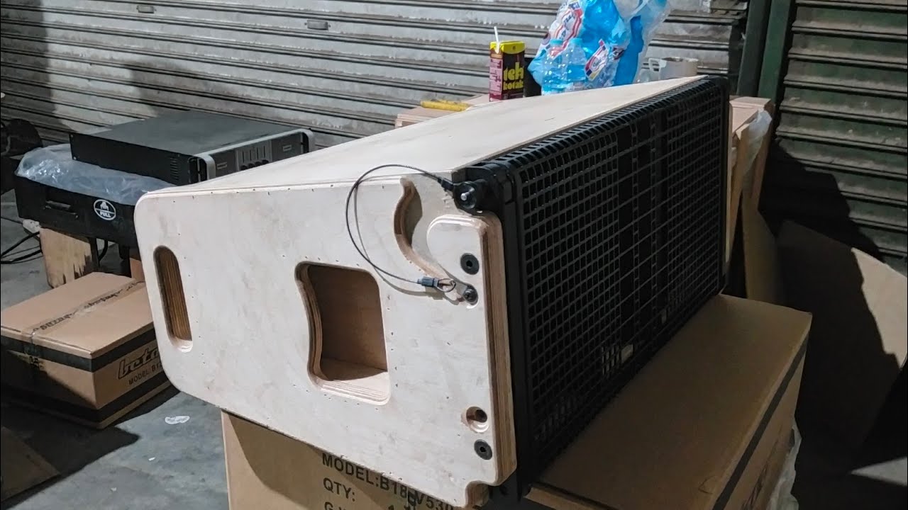 Tutorial Rakit Line array Verra V20 Produksi Tujuh Speaker Custom