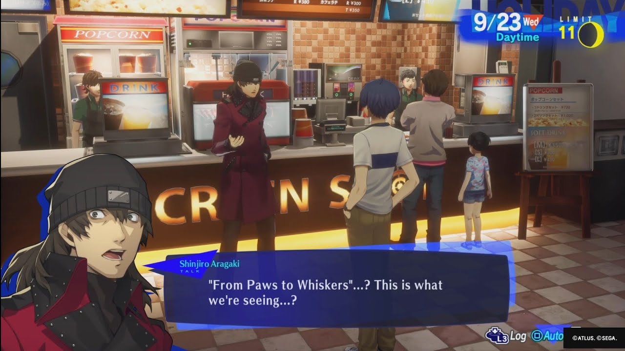 Going To The Movies With Shinjiro Aragaki - Persona 3 Reload