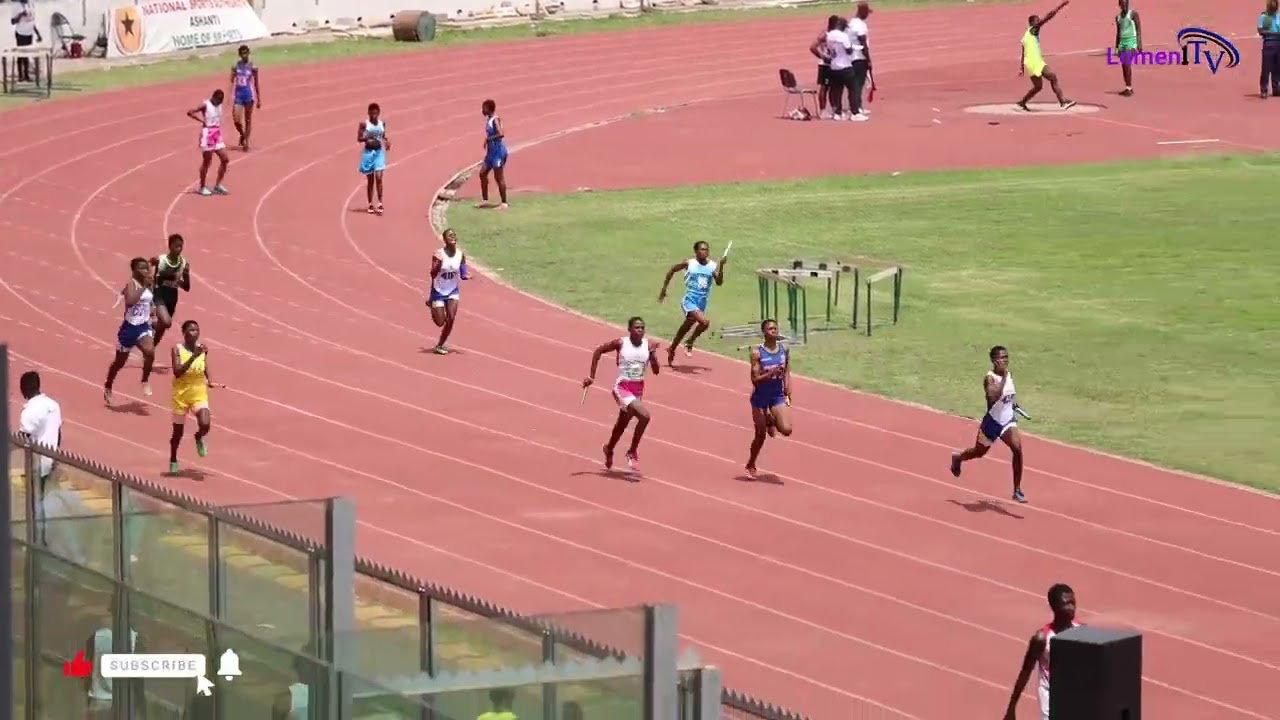 Girls 1000m medley final. 2:19.39sec. Zone 4. Ashanti region Interco 2026.