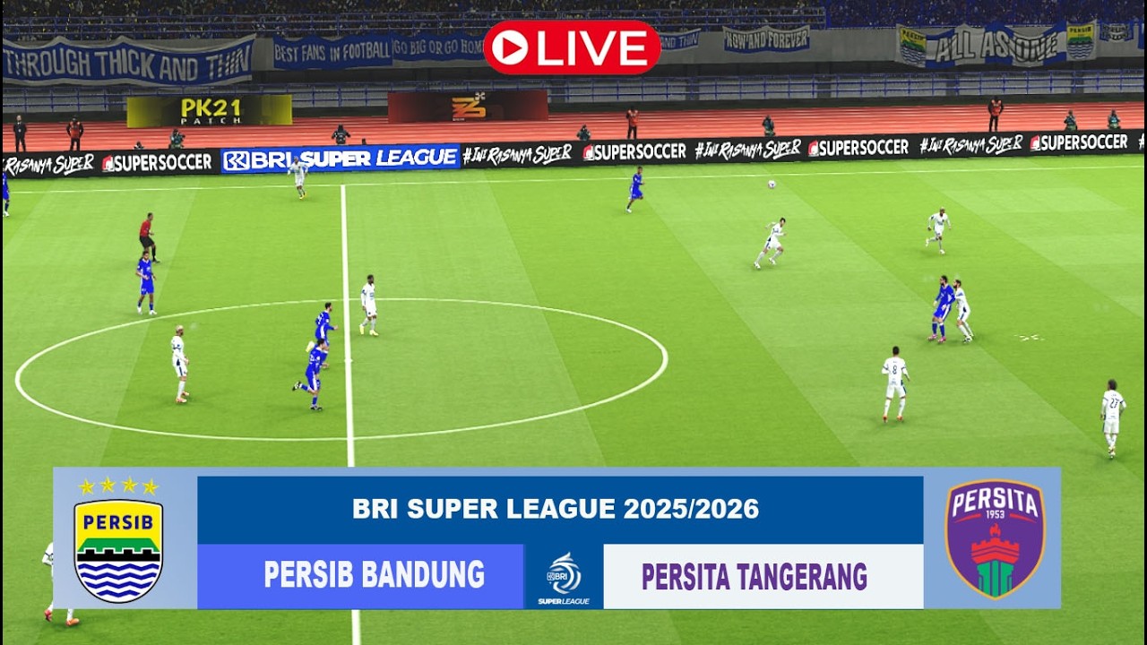 🔴LIVE PERSIB BANDUNG VS PERSITA TANGERANG  BRI SUPER LEAGUE 2025 SIMULASI GAME LIVE SCORE