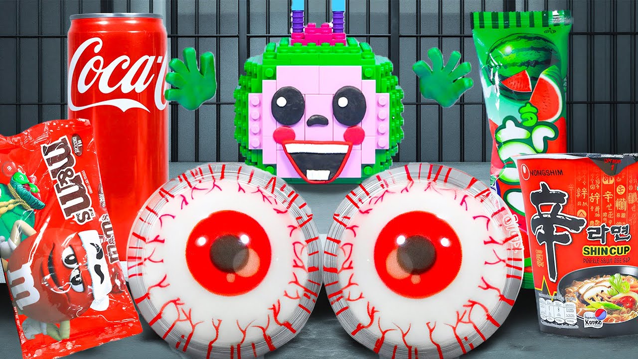 LEGO Prison Life - How to Make Cocomelon Mukbang - Stop Motion Cooking ASMR