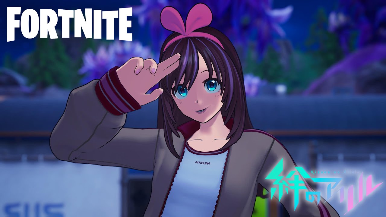 Jersey Kizuna AI Skin Gameplay | Fortnite