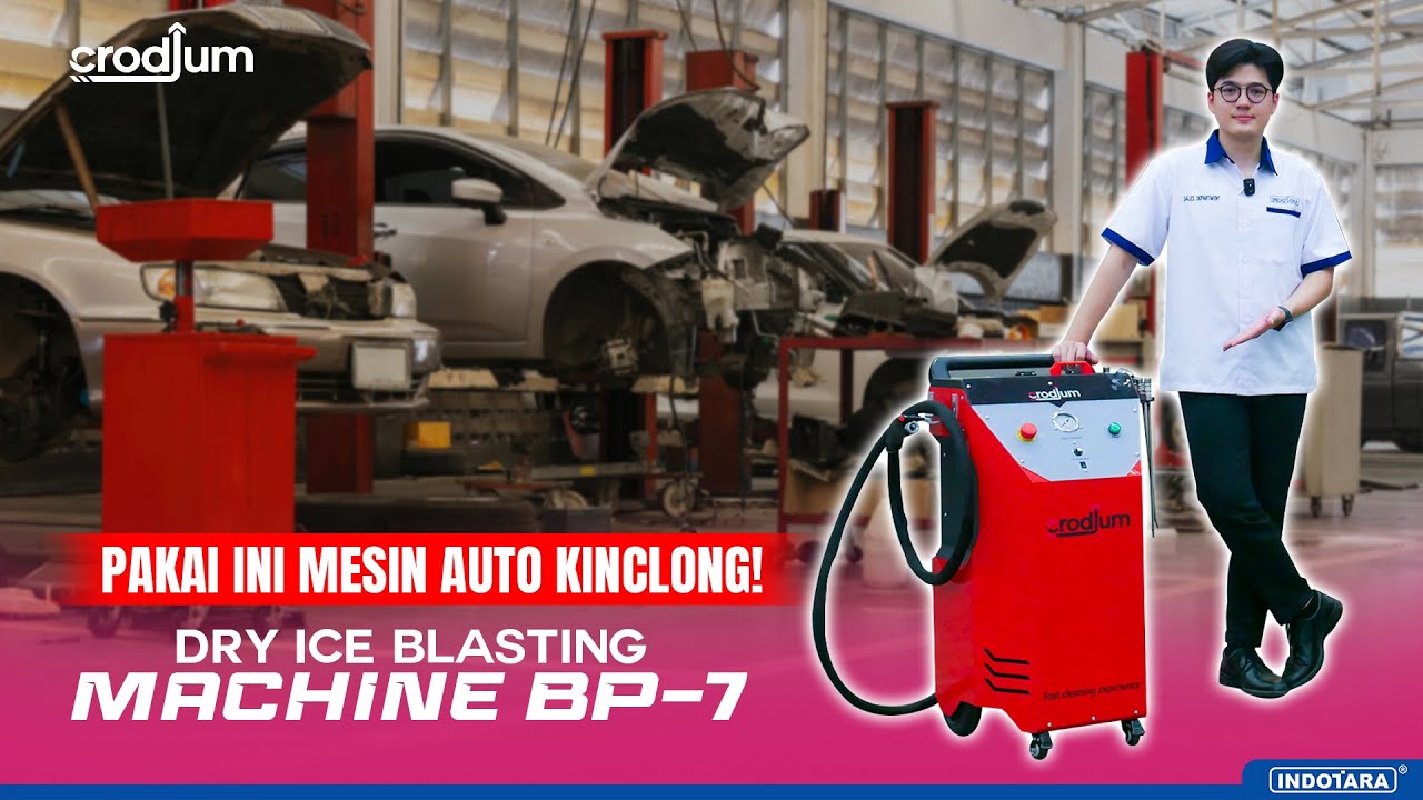 CARA KERJA & REVIEW DRY ICE BLASTING MACHINE - CRODIUM BLASTING MACHINE BP-7